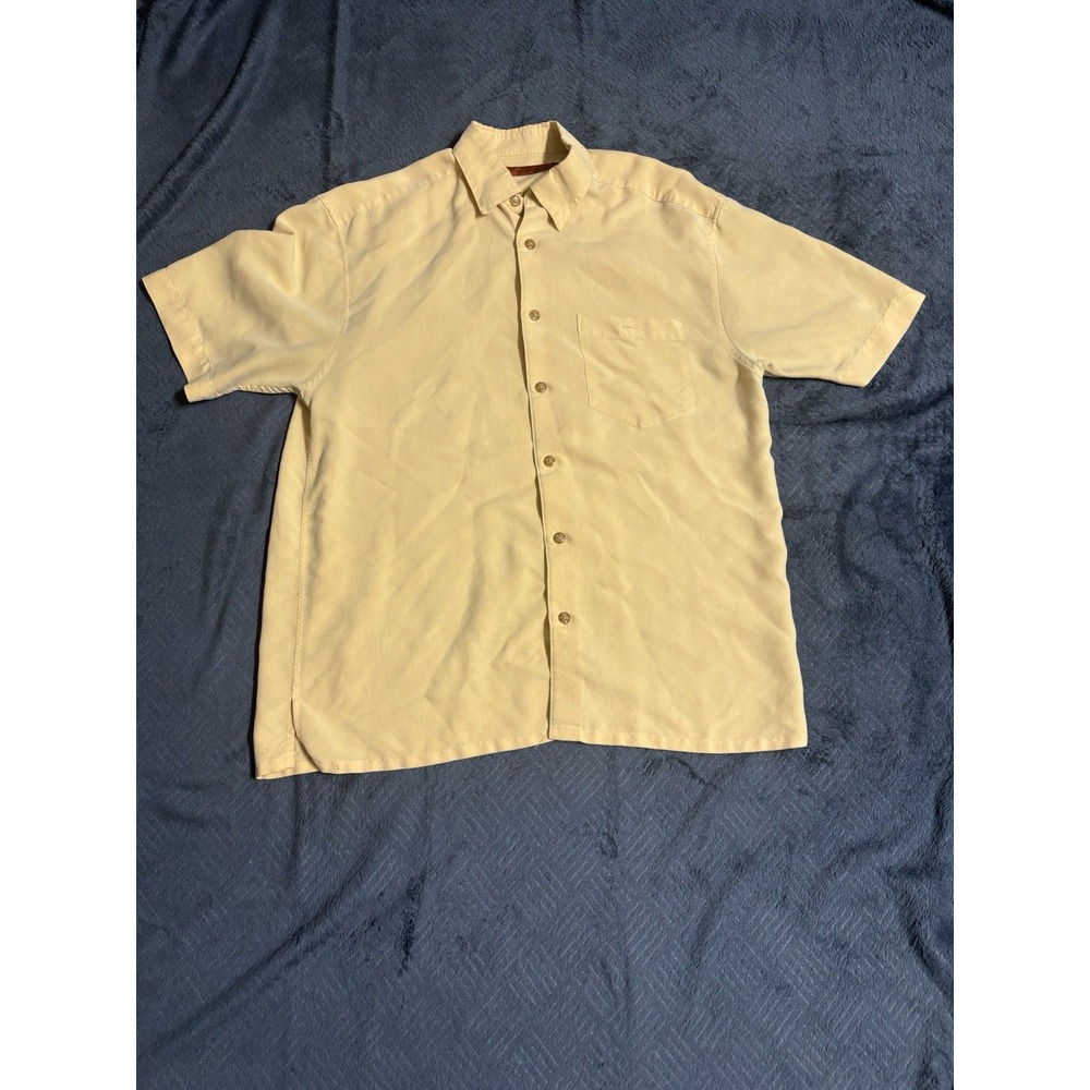 AXE Men's Short Sleeve Button-Up Shirt‎ Size M
